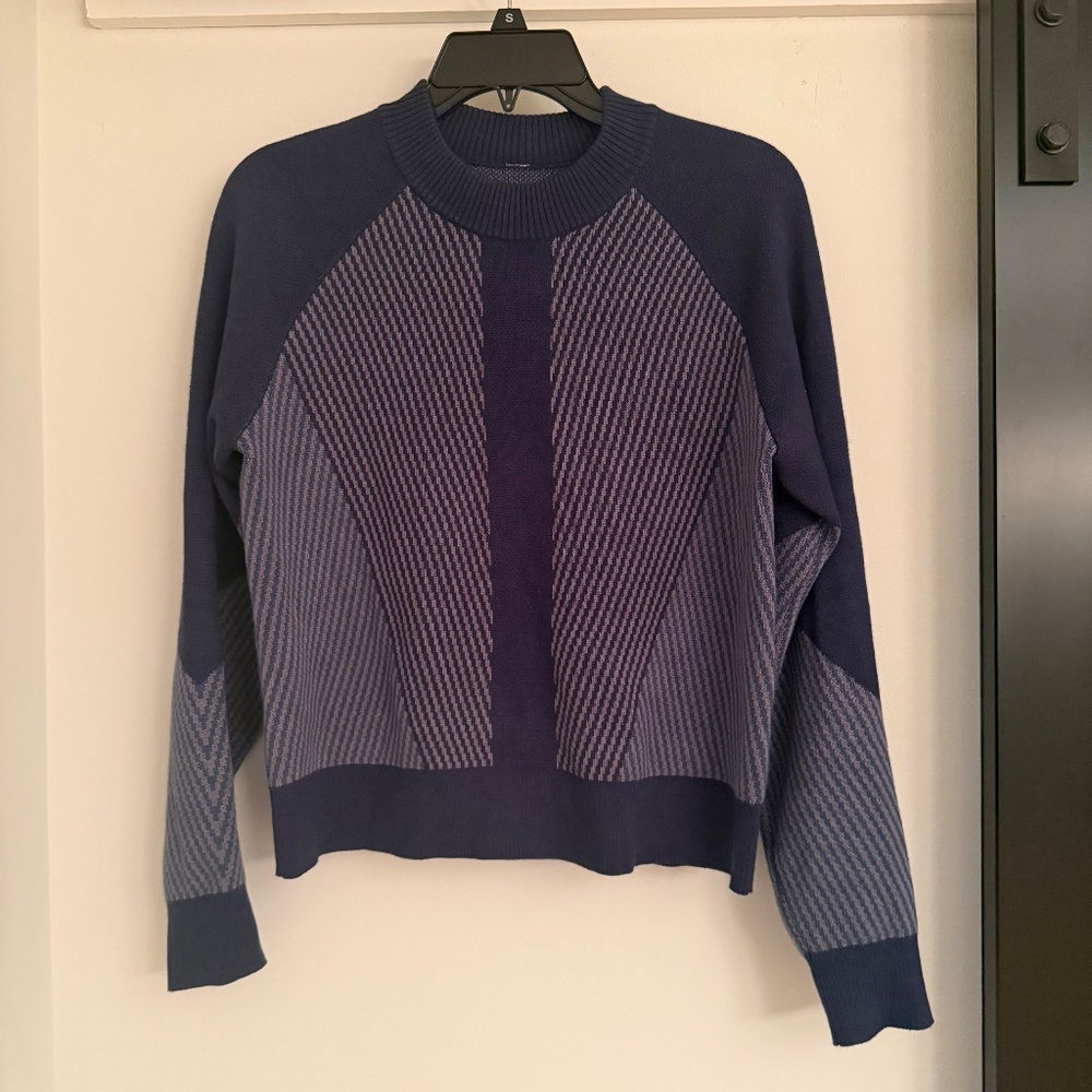 LULULEMON Here for Serenity Sweater Blue Women’s Size Medium - Picture 4 of 8